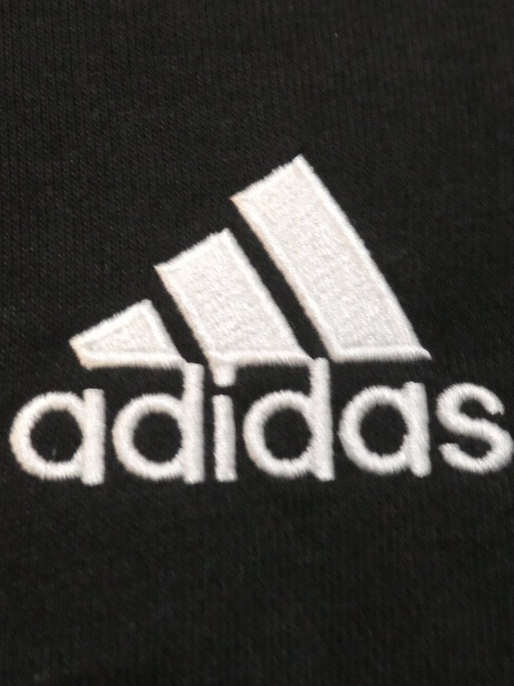 ADIDAS Manchester United Black Red Striped Zip-Up Sweatshirt Hoodie - P2P 23" - Picture 2 of 16